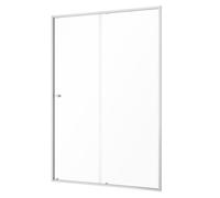Sealskin Contour porta doccia 140 cm scorrevole spazzolata/vetro trasparente CD121406325100