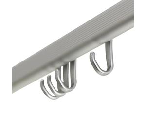 Sealskin Easy Roll Set del Binario per Tenda da Doccia, Acciaio Inox, Alluminio, Opaco