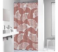 Sealskin Mare Tenda da Doccia 180x200 cm, Poliestere, Rosa Scuro/Bianco