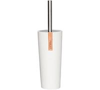 SEALSKIN Pierra Spazzola per Toilette, Poliresina, Bianco, 9.7 x 9.7 x 35 cm