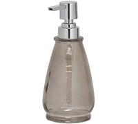 Sealskin Vetro Dispenser per Sapone Liquido, Vetro, Grigio, 8 x 18.5 x 8 cm