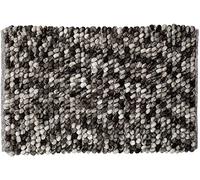 Sealskin Vintage Tappetino da Vasca, Poliestere, Nero, 50 x 2.5 x 80 cm