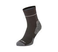 Sealskinz Bircham, calzini impermeabili per tutte le stagioni Morston-Solo Quickdry, alla caviglia, nero e grigio, XL