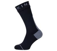 Sealskinz Briston, calzini, nero/grigio 36-38 Black/Grey