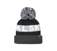 SEALSKINZ Foulden Water Repellent Bobble Hat, Cappello con Pompon Idrorepellente Foulden Unisex - Adulto, Schwarz-Grau-Weiss,
