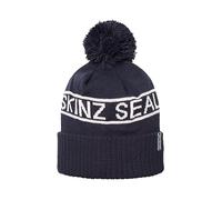 Sealskinz Heacham, Berretto iconico con Pompon, Impermeabile, per Il Clima Freddo, Blu Navy e Bianco Panna
