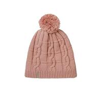 SEALSKINZ Hemsby, Berretto Impermeabile, in Maglia Lavorata a trecce, con Pompon, Rosa