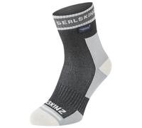 SEALSKINZ Holverstone - Calzini da corsa leggeri impermeabili alla caviglia, taglia L, colore: Nero