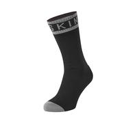 SEALSKINZ MED.IMP.HYDROST.CLIM.CAL.N/GR 43-46,L,Zwart/Grijs