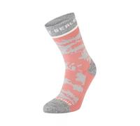 SEALSKINZ Reepham - Calzini sportivi in jacquard, di media lunghezza, non impermeabili, rosa, S, rosa, S