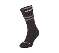 SEALSKINZ Runton - Calze impermeabili per il freddo, lunghezza media, con Hydrostop, colore nero, taglia L, Nero, L