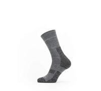 Sealskinz Solo Quickdry Ankle Length, Calza Uomo, Grigio, S