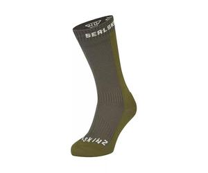 SEALSKINZ Starston, calzini unisex impermeabili e foderati in lana merino, di media lunghezza, per avventure all'aria aperta e sport invernali, escursionismo, tecnologia di isolamento a tre strati