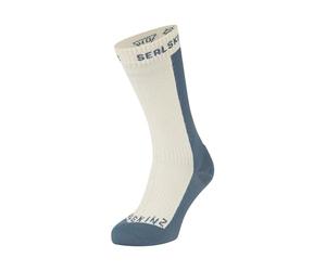 SEALSKINZ Starston, calzini unisex impermeabili e foderati in lana merino, di media lunghezza, per avventure all'aria aperta e sport invernali, escursionismo, tecnologia di isolamento a tre strati