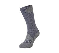 Sealskinz Uomo, Calzini, 11100061000430, Blu Navy/Grigio Marl, L
