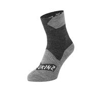 Sealskinz Walking Thin Ankle, Calzini Uomo, Nero/Grigio Marl, XL