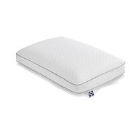 Sealy Essentials - Cuscino da letto in memory foam per alleviare la pressione, cuscino adattivo in memory foam con fodera in maglia lavabile, standard, 61 x 40,6 x 12,7 cm, bianco