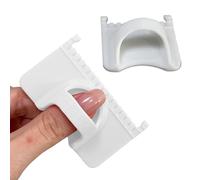 Seam Guide - Fabric Alignment Clip, Hemming Support Feature, Even Stitching Function, Tailoring Hobby Gear, Desktop Crafting Hardware, Compact Chrome Finish Thread Control Component Set