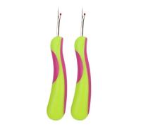 Seam Rippers Thread Cutter Stitch Unpicker 2PCS Premium Sewing Accessories Quick Seam Removal Without Fabric Damage For Sewing Textile Cross Stitch ABS Steel Green 12cm