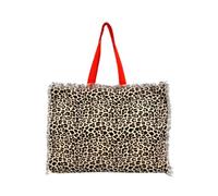 Seamar Borsa Mare New Maculato con Zip 100% Cotone Canvas 48x38x16cm Borsa Spiaggia (Sabbia)