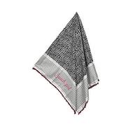 Fouta Jungle Maculato 100% Cotone Telo Mare con Pon Pon Asciugamano Pareo da Spiaggia (Grigio)