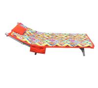 Seamar Telo Lettino in Microfibra Con Tasche e Cuscino Gonfiabile 80x190cm Telo Mare Copri Lettino (Geometric)