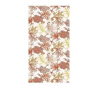 Seamar Telo Mare in Microfibra 90x170 Varie Fantasie (Corallo Rosso)