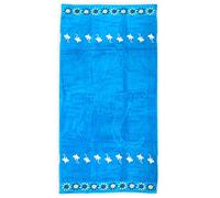 Seamar Telo mare Power Geko Asciugamano 100% Spugna di Cotone Telo Spiaggia 90x165cm Beach Towel (Azzurro)