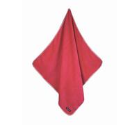 Seamar Telo Mare Tinta Unita con Pon Pon Spugna Velour 100% Cotone Asciugamano da Spiaggia Tinta Unita Misura 87x160 cm (Fucsia)