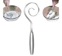 Seamless Dough Whisk,Stainless Steel Bread Dough Whisk Tool,Kitchen Gadgets for Sourdough Bread Baking,Whisking,Pizza,Pastry,Cake Batter,Biscuits,Easy to Clean