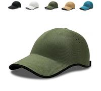 Seamless Packable Lightweight Sports Baseball cap, Ultra-Breathable Washable & Portable Quick-Dry Hat for Golf Travel (Green)