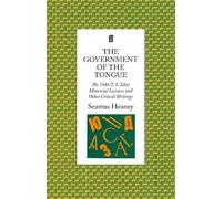 Seamus Heaney Government of the Tongue (Tascabile)