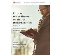 Sean A. Adams Stanl Pillars in the History of Biblical Interpretati (Tascabile)