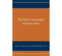 Sean a Adams Zanne Domoney-Lyt The Philo of Alexandria Scripture In (Tascabile)
