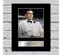 Sean Connery Foto Con Autografo Display James Bond 007