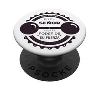 Sean fuertes en el Señor y en su gran poder de su fuerza PopSockets PopGrip Adesivo