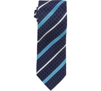 Sean John Cravatta A Strisce Autoinfilante, Blu, Taglia Unica