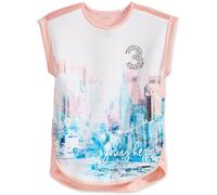 Sean John Ragazze Città Skyline T-Shirt, Rosa, Ragazzi (8-20),M (10)