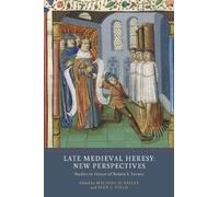 Sean L. Field Late Medieval Heresy: New Perspectives (Copertina rigida)