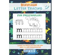 Sean Woo Dinosaur Letter Tracing for Preschoolers (Tascabile)