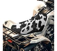 SEANATIVE Brown Mucca Moto Seat Cover ATV Imbottito Sedile Protector Moto Passeggero Sedile Cuscino Traspirante Imbottito Protezione Impermeabile 4 Ruote Accessori