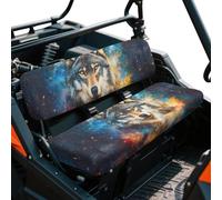 SEANATIVE Galaxy Wolf UTV - Coprisedili anteriori per panca anteriore a quattro ruote, accessori per animali domestici, protezione per sedile Powersports, adatto per Mule 3000 3010 3020 4000 4010 2001