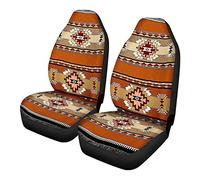 SEANATIVE Navajo Aztec Coprisedili anteriori per auto, furgoni e SUV, 2 pezzi, per uomini e donne, universali, protezione per sedili auto