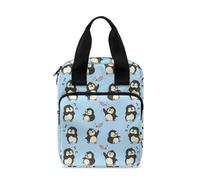 SEANATIVE Simpatico pinguino modello Bibbia copertura per bambini ragazze grande Bibbia caso con maniglia Scritture Book Cases Portable Bibbia Tote Bag