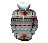 SEANATIVE Uomo Pullover Felpe Con Cappuccio 3D Nativo Navajo Azteco Sud-Ovest Strisce Stampa Hoodeis Maglioni 6XL