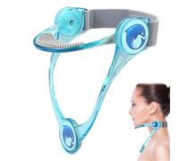 seaNpem Tutore per collo, collare regolabile a 360°, morbido supporto per il mento, collare cervicale per correggere la postura della testa in avanti e supporto cervicale, tutore per il collo per