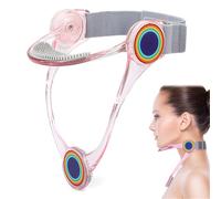 seaNpem Tutore per collo, collare regolabile a 360°, morbido supporto per il mento, collare cervicale per correggere la postura della testa in avanti e supporto cervicale, tutore per il collo per