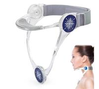 seaNpem Tutore per collo, supporto per il collo con supporto morbido per mento regolabile a 360°, collare cervicale per correggere la postura della testa in avanti e alleviare la pressione cervicale