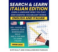 Search and Learn: Italian Edition: 2000 Essential Vocabulary Words