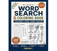 Search, Find & Color: Spanish-English: Large Print Bilingual Puzzles for Adults & Seniors
